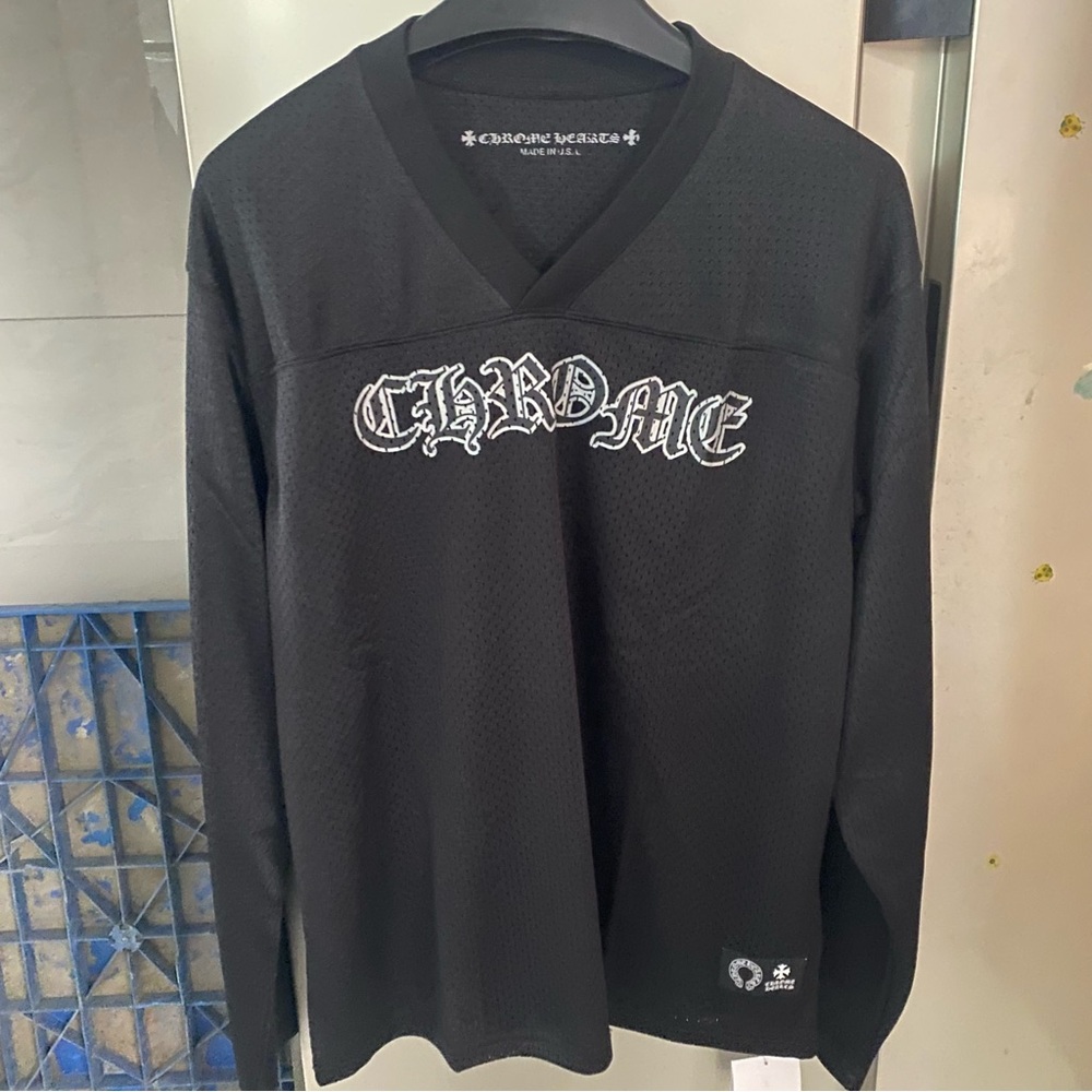 Chrome Hearts Black Long Sleeve Jersey S